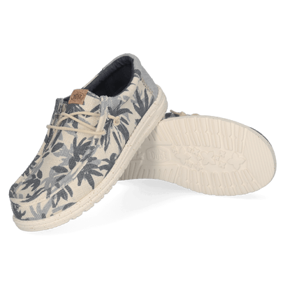 Wally Palm Jute Herren Halbschuhe Egret/Cloud Blue