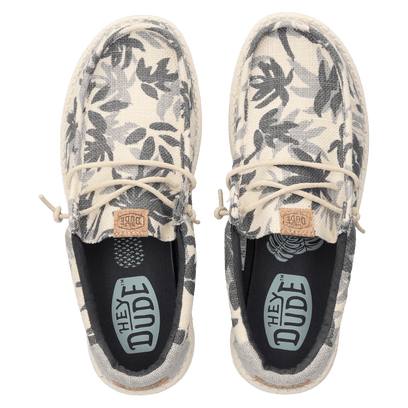 Wally Palm Jute Herren Halbschuhe Egret/Cloud Blue