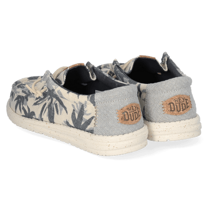 Wally Palm Jute Herren Halbschuhe Egret/Cloud Blue