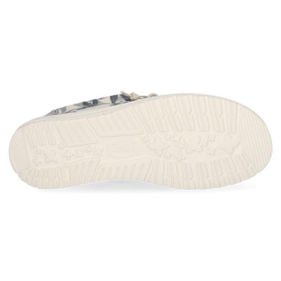 Wally Palm Jute Herren Halbschuhe Egret/Cloud Blue