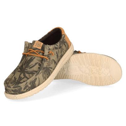 Wally Palm Jute Herren Halbschuhe Burnt Olive/Ginger Brown