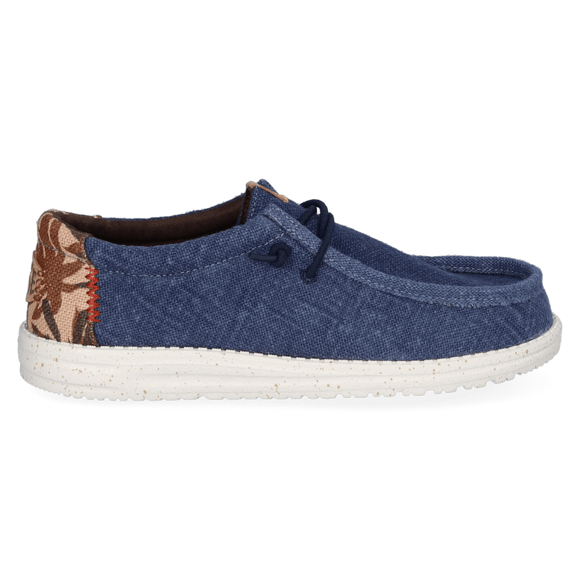 Wally Palm Jute Herren Halbschuhe Navy Blazer/Chili Red