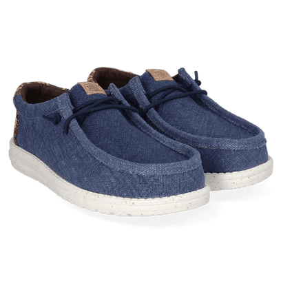 Wally Palm Jute Herren Halbschuhe Navy Blazer/Chili Red