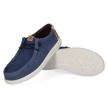 Wally Palm Jute Herren Halbschuhe Navy Blazer/Chili Red