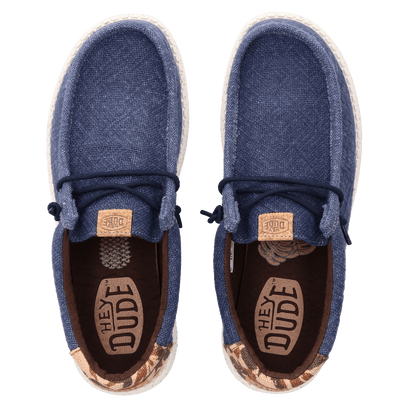 Wally Palm Jute Herren Halbschuhe Navy Blazer/Chili Red