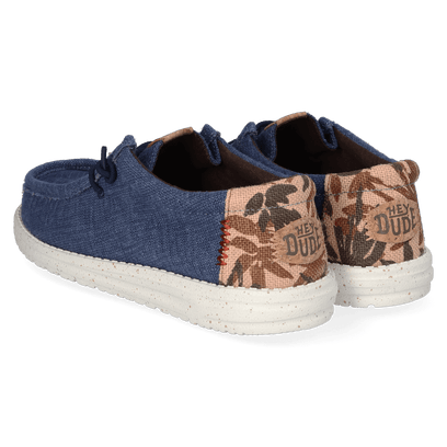 Wally Palm Jute Herren Halbschuhe Navy Blazer/Chili Red