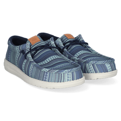 Wally Surf Shawl Herren Halbschuhe Navy Blazer/Multi