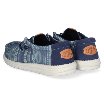 Wally Surf Shawl Herren Halbschuhe Navy Blazer/Multi