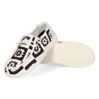 Wendy Cottage Crochet Damen Halbschuhe Black/Multi