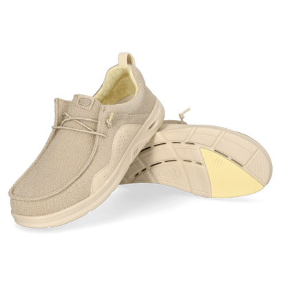 Wally Hey2O Mesh Herren Halbschuhe Irish Cream/Wood Ash