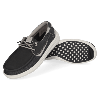 Welsh Grip Classic Mesh Herren Loafer Black/Storm Grey