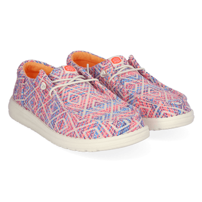 Wendy Funk Surf Damen Halbschuhe Baja Blue/Pink/Multi