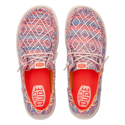 Wendy Funk Surf Damen Halbschuhe Baja Blue/Pink/Multi