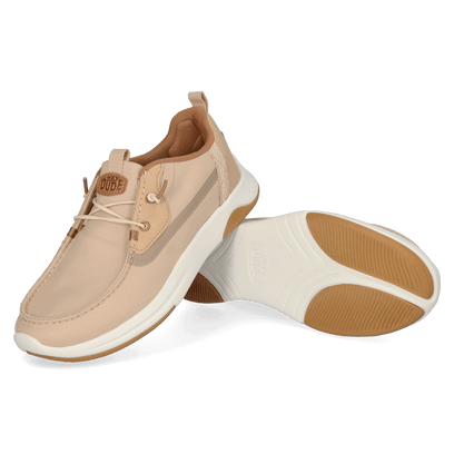 Wally Drift Mesh Herren Halbschuhe Irish Cream/White