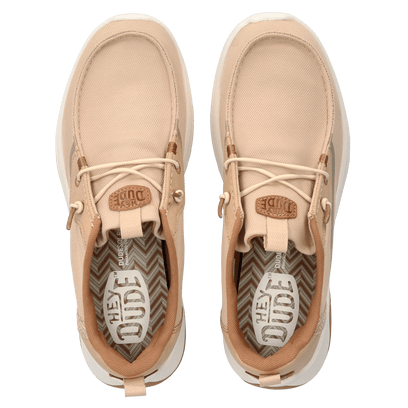 Wally Drift Mesh Herren Halbschuhe Irish Cream/White