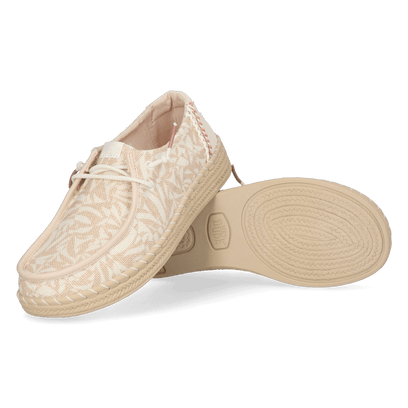 Wendy Espadrille Retro Palm Damen Halbschuhe Pale Pink/White