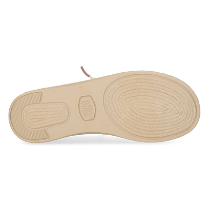 Wendy Espadrille Retro Palm Damen Halbschuhe Pale Pink/White