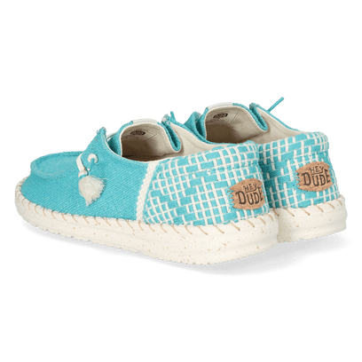 Wendy Funk Coastal Jute Damen Halbschuhe Ceramic Blue