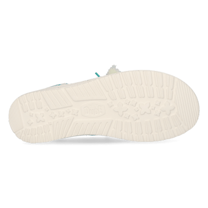 Wendy Funk Coastal Jute Damen Halbschuhe Ceramic Blue