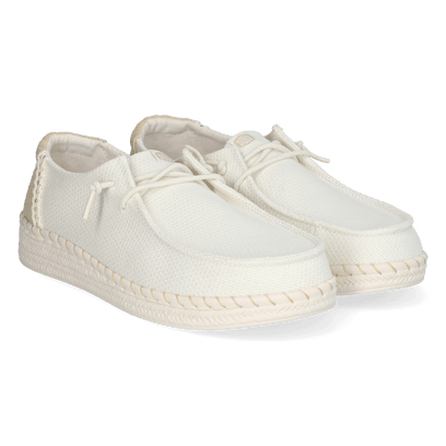 Wendy Espadrille Woven Damen Halbschuhe White
