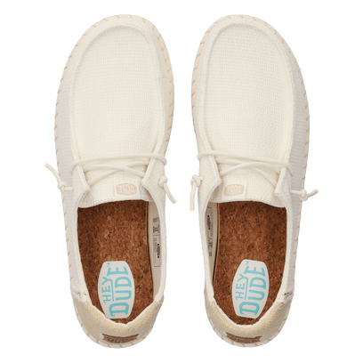 Wendy Espadrille Woven Damen Halbschuhe White