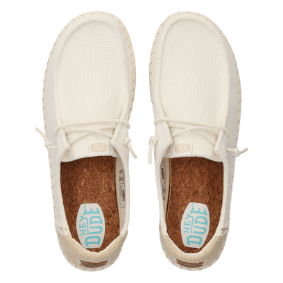 Wendy Espadrille Woven Damen Halbschuhe White