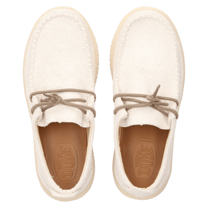 Wally NXT Moc Herren Wildleder-Mokassins Egret/Wood Ash