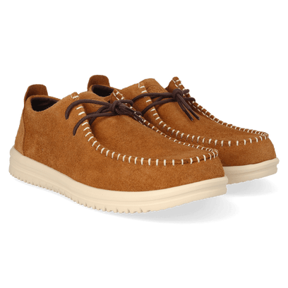 Wally NXT Moc Herren Wildleder-Mokassins Spice Brown/Wood Ash