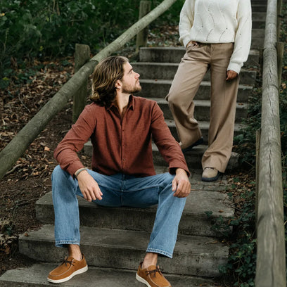 Wally NXT Moc Herren Wildleder-Mokassins Spice Brown/Wood Ash
