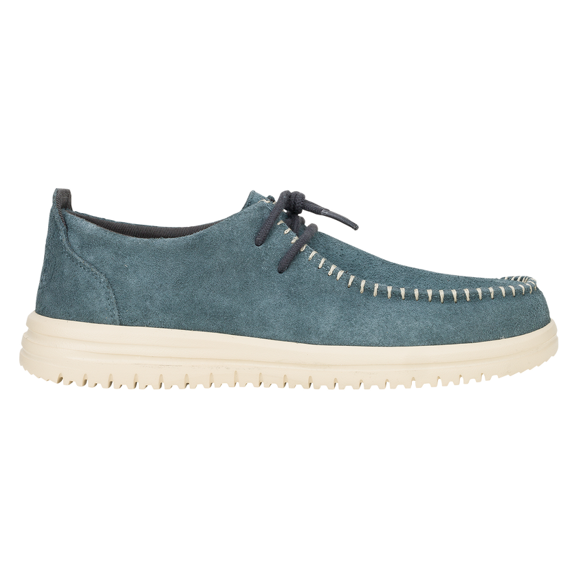 Wally NXT Moc Herren Wildleder-Mokassins Stormy Blue/Wood Ash