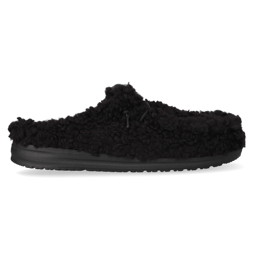 Wally Slipper Herren Halbschuhe Black/Black