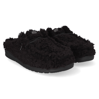 Wally Slipper Herren Halbschuhe Black/Black