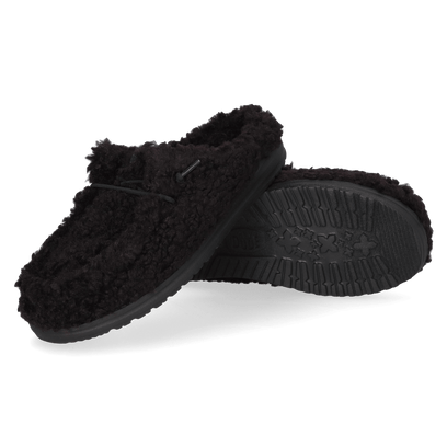 Wally Slipper Herren Halbschuhe Black/Black