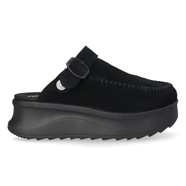 Delray Clog Suede Damen Black Delray Clog Suede Damen Black