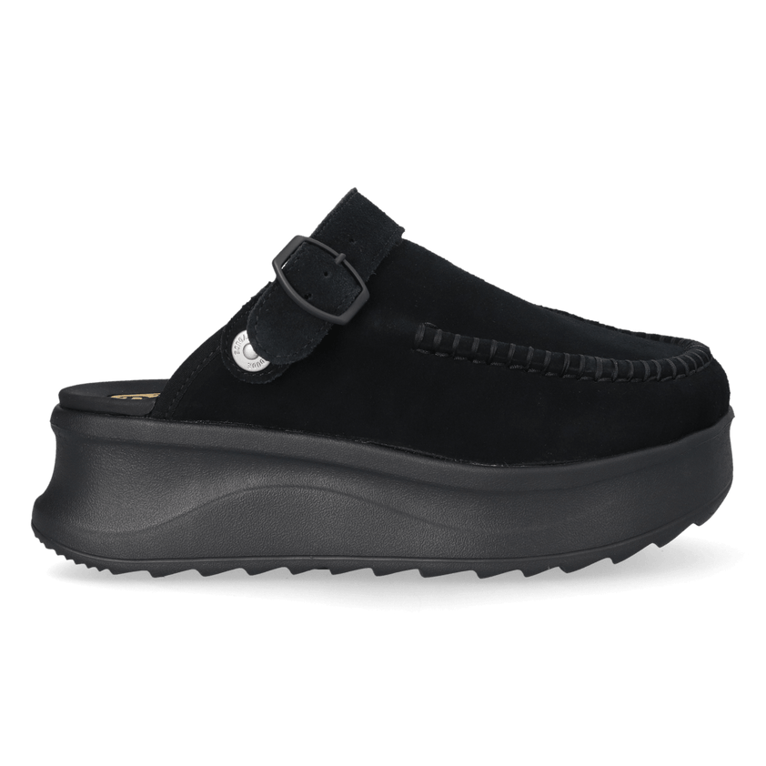 Delray Clog Suede Damen Black