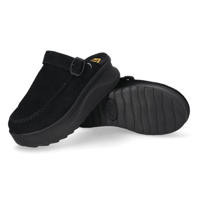 Delray Clog Suede Damen Black