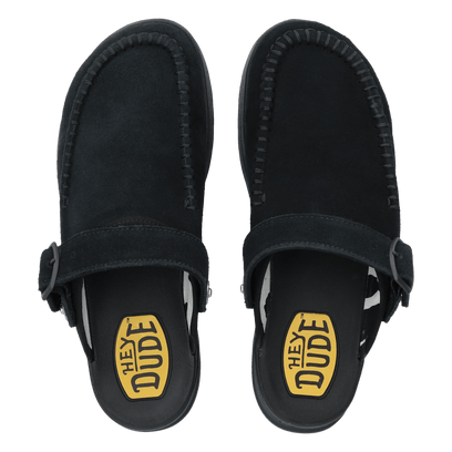 Delray Clog Suede Damen Black