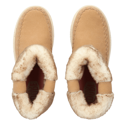 Camden Cuff Classic Cozy Damen Boots Cognac