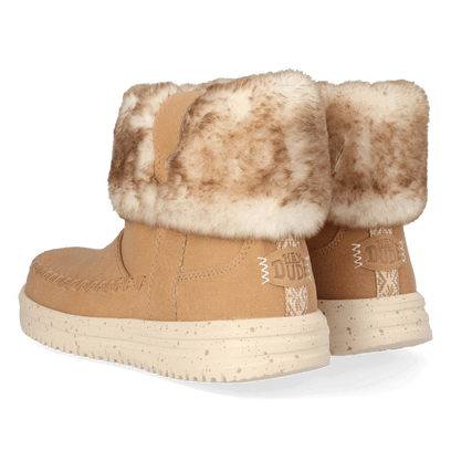 Camden Cuff Classic Cozy Damen Boots Cognac