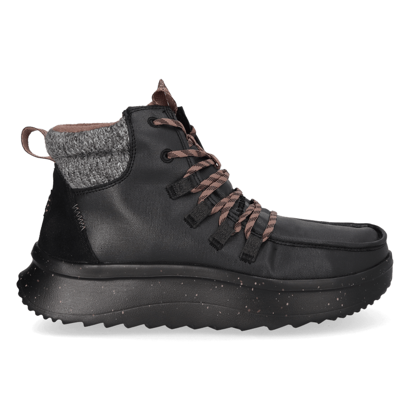 Wendy Peak Apres Coated Canvas Damen Boots Black/Black