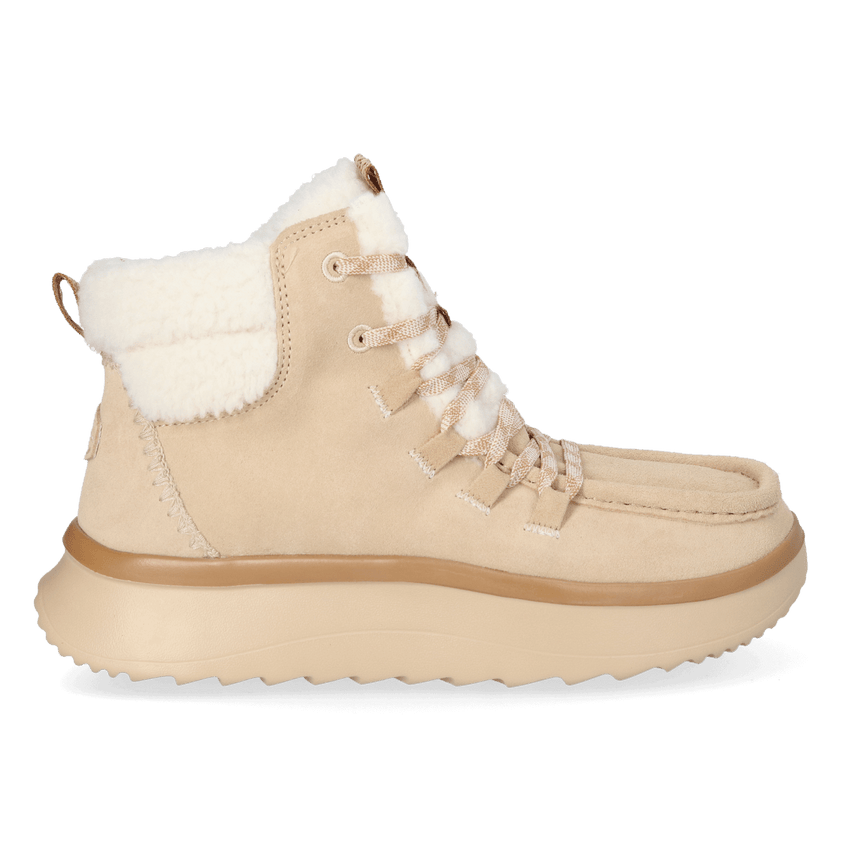 Wendy Peak Apres Suede CozStit Damen Boots Tan