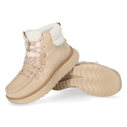 Wendy Peak Apres Suede CozStit Damen Boots Tan