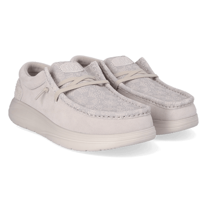 Wendy Comf Suede Lace Print Damen Halbschuhe Lilac