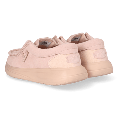 Wendy Comf Suede Lace Print Damen Halbschuhe Rose Dust