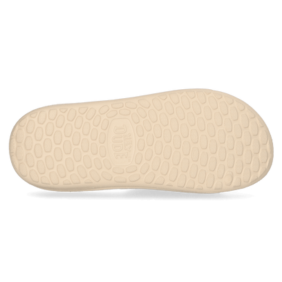Wave Slide Herren Pantoletten White/Bone