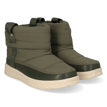 Camden Cuff Nylon Quilt Damen Boots Dark Olive