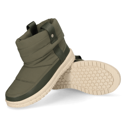 Camden Cuff Nylon Quilt Damen Boots Dark Olive
