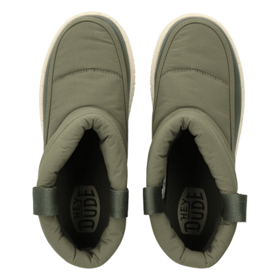 Camden Cuff Nylon Quilt Damen Boots Dark Olive