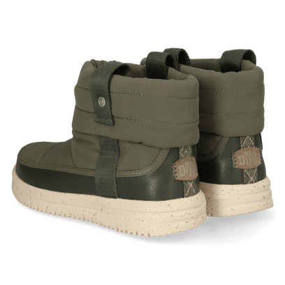 Camden Cuff Nylon Quilt Damen Boots Dark Olive