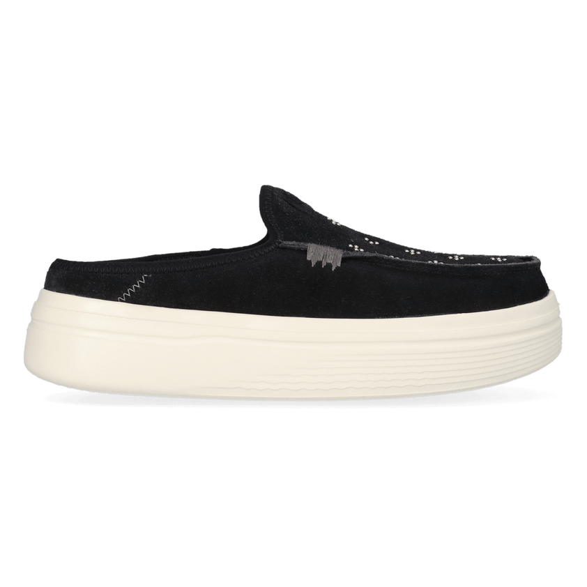 Austin Lift Suede Stud Damen Slip-ons Black